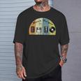 Gamer Dj Never Forget Nostalgia intage Retro T-Shirt Geschenke für Ihn