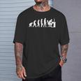 Gamer Evolution Gaming Programmer Gamer T-Shirt Geschenke für Ihn