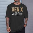 Gen X 1965-1980 We Don't Care Generation Xintage T-Shirt Geschenke für Ihn