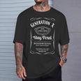 Generation X Stay Feral Genx Feral Generation Vintage Quote T-Shirt Gifts for Him