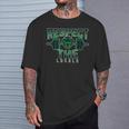 Gracioso Respeto A Los Locales Cocodrilo En El Gimnasio Halterofilia Camiseta unisex Regalos para él