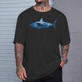 Great Shark Diver Scuba Diving T-Shirt Gifts for Him