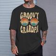 Groovy Grandpa Aesthetic Nostalgia 70'S Retro Grandpa Camiseta unisex Regalos para él