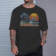 Gulf Of Mexico Since 1550 Retro Vintage Beach T-Shirt Gifts for Him