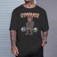 Gympanse Bodybuilding Fitness Gym T-Shirt Geschenke für Ihn