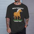 Haflinger Horse Mein Therapeut Feats Hay T-Shirt Geschenke für Ihn