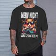 Hamster Nerv Nicht Bin Am Zocken Am Zocken Gaming T-Shirt Geschenke für Ihn