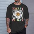 Happy Pi Day Groovy Daisy Flower Pi Symbol 314 Math Lover T-Shirt Gifts for Him