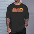 Hecho En Abril 11 Impresionante Nacido En 11 Cumpleañosintage Camiseta unisex Regalos para él