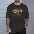 Het Is Een Meyer Ding Je Zou Het Niet Begrijpen T-Shirt Geschenke für Ihn