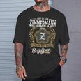 Het Is Een Zimmermann Ding Je Zou Het Niet Begrijpen Zimmermann Naam T-Shirt Geschenke für Ihn