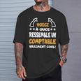 Homme Comptable Cool Dicton Amusant Comptable Comptabilité T-Shirt Cadeaux pour lui
