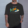 Humuhumunukuapua'a Olelo Hawaiian Reef Triggerfish T-Shirt Geschenke für Ihn