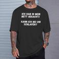 Ich Hab In Mein Bett Gekackt Lustiger Spruch Party Outfit T-Shirt Geschenke für Ihn
