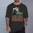 I'm Done Teaching Let's Go Hiking Teacher Camping Lover T-Shirt Gifts for Him