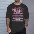 I'm A Lucky Niece I Have a Crazy Uncle Uncle Say Niece T-Shirt Gifts for Him