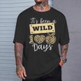 It's Been A Wild 100 Days Happy 100Th Day Of School Leopard T-Shirt Gifts for Him