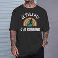 Je Peux Pas J'ai Running Humour De Course À Pied T-Shirt Cadeaux pour lui
