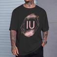 K-Pop Coréen I Love You Hand Letters Iu Together T-Shirt Cadeaux pour lui