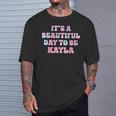 Kayla Beautiful Day Personalized Kayla Birthday T-Shirt Gifts for Him