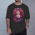 La Catrina Cool Dia De Muertos Day Of The Dead T-Shirt Geschenke für Ihn