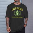 Last Pickle She'll Ever Tickle Bachelorette Party T-Shirt Gifts for Him