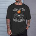 Leben Auf Der Aperolspur Official Spritz Club Aperollin' T-Shirt Geschenke für Ihn