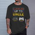 I Leveled Up To Uncle 2023 Nueva Familia Promocionada A Jugador Camiseta unisex Regalos para él