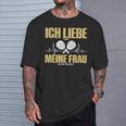 Liebe Es Wenn Meine Frauch Mich Padel Spielen Lässt T-Shirt Geschenke für Ihn