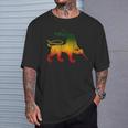 Lion Of Judah Reggae Music Rastafari Rasta T-Shirt Geschenke für Ihn