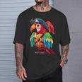 Loro Pirata Divertido Loroestido Como Pirata Camiseta unisex Regalos para él