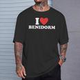 I Love Beni I Heart Ciudad De Benidorm España Benidorm Camiseta unisex Regalos para él