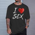 I Love Heart Sex T-Shirt Geschenke für Ihn