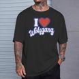 I Love Wolfgang T-Shirt Geschenke für Ihn