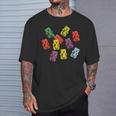 Lustiger Gummibärchen Bonbon-Mix T-Shirt Geschenke für Ihn