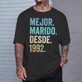 Mejor Marido Desde 1992 33 Aniversario De Boda 33 Años Camiseta unisex Regalos para él