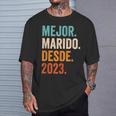 Mejor Marido Desde 2023 1 Aniversario De Boda 1 Año Camiseta unisex Regalos para él