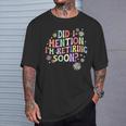 Did I Mention I'm Retiring Soon Retro Groovy Retirement T-Shirt Gifts for Him