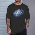 Milky Way In Space T-Shirt Geschenke für Ihn