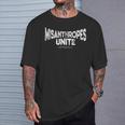 Misanthropes Unite Astociales Inverted Distressed T-Shirt Geschenke für Ihn