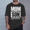Mommy Son Squad Mom Sons Matching Mother's Day Mother Son T-Shirt Gifts for Him