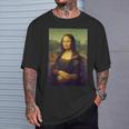 Mona Lisa Leonardo Dainci Historia Del Arte Arte Renacimiento Camiseta unisex Regalos para él