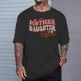 Mother Daughter Squad Matching Mom Groovy T-Shirt Gifts for Him