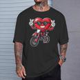 Motocross Heart Dirt Bike Valentines Day Motorcycle Boys T-Shirt Gifts for Him Motocross Heart Dirt Bike Valentines Day Motorcycle Boys T-Shirt Gifts for Him