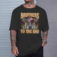 Motorcycle Military Veteran Biker Brotherhood Tank Top T-Shirt Gifts for Him