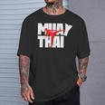 Muay Thai Thai Boxing T-Shirt Geschenke für Ihn