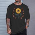 Multiple Sclerosis Awareness Sunflower Ms Warrior Support Camiseta unisex Regalos para él