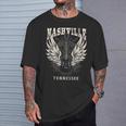 Nashville Tennessee Alas De Guitarraintage Sin Mangas Camiseta unisex Regalos para él