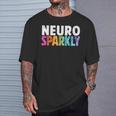 Neuro Sparkly Sped Teacher Autism Awareness Neurodiversity T-Shirt Gifts for Him