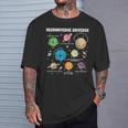 Neurodiverse Universe Space Planet Special Education Teacher T-Shirt Gifts for Him